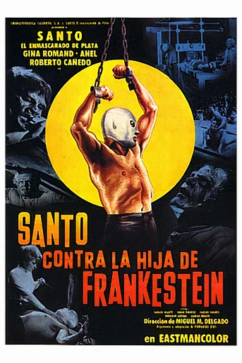 Poster de Santo contra la hija de Frankenstein