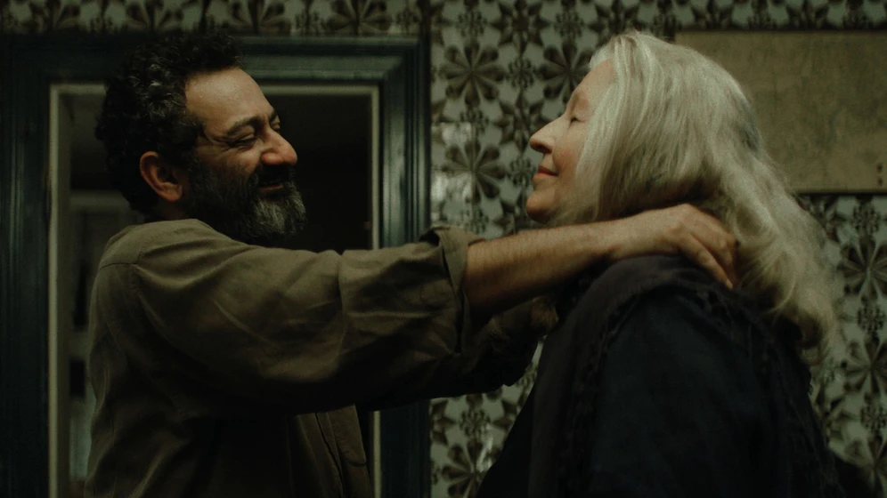 Hanna Schygulla y Georges Khabbaz en yunan