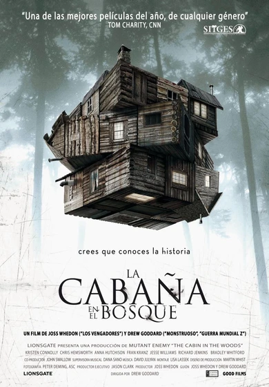 Imagen de la-cabana-en-el-bosque (Cartel español)