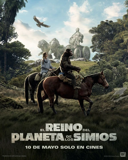 Imagen de El Reino del Planeta de los simios (Cartel tremebundo español)