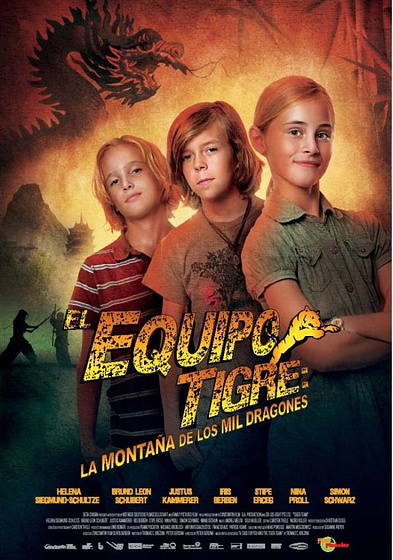 Imagen de El Equipo Tigre. La montaña de los mil dragones (Cartel)