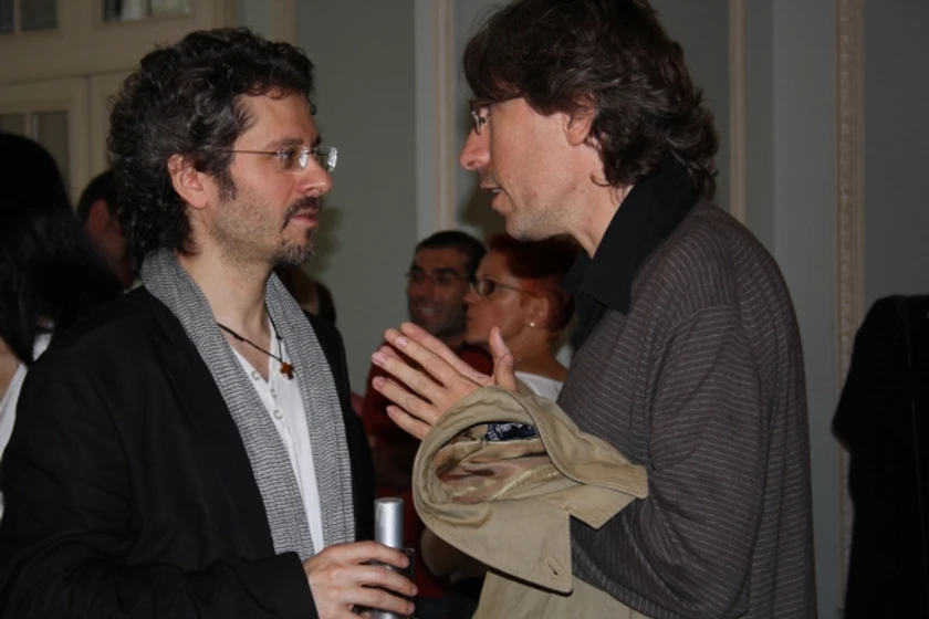 Juanma Bajo Ulloa y David Trueba en Tonto quien lo lea (Premio Nacional de Cinematografía 2009)