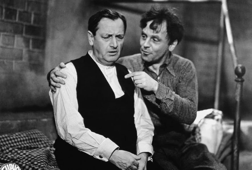 Hans Moser y Ernst Waldow en das-ekel-1939