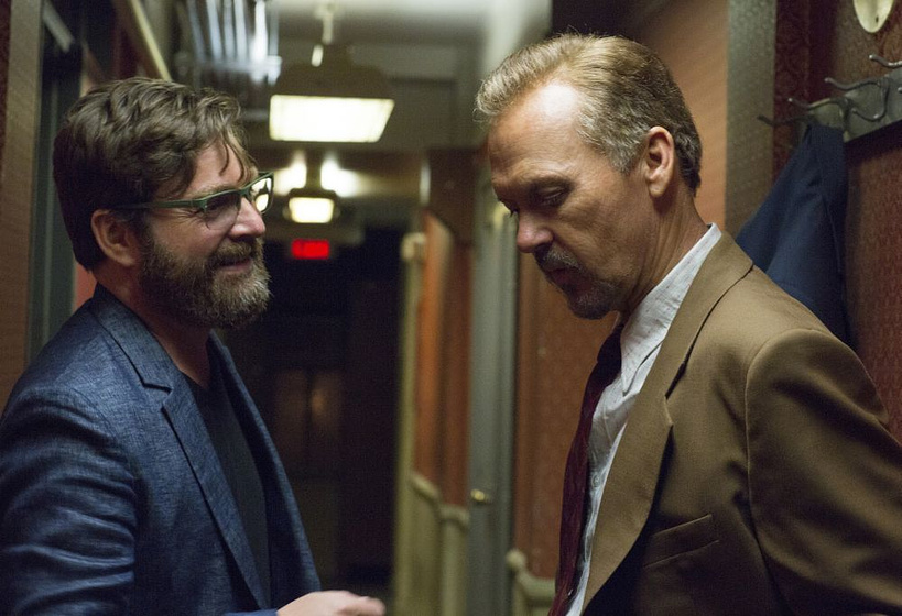 Michael Keaton y Zach Galifianakis en Birdman (o la inesperada virtud de la ignorancia)