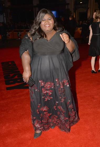 Gabourey Sidibe en agente-contrainteligente (Premiere en Londres. Febrero 2016)