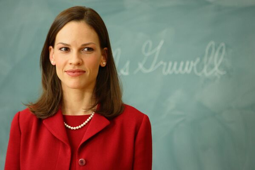 Hilary Swank en Diarios de la calle