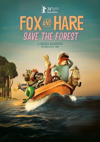 Poster de Zorro y Liebre salvan el Bosque