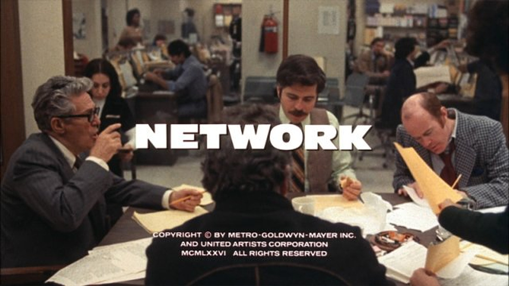Imagen de Network, un Mundo Implacable (Títulos de crédito)