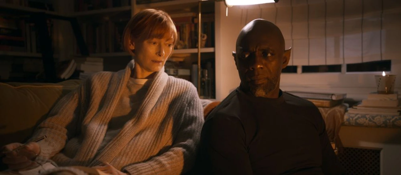 Tilda Swinton y Idris Elba en tres-mil-anos-esperandote