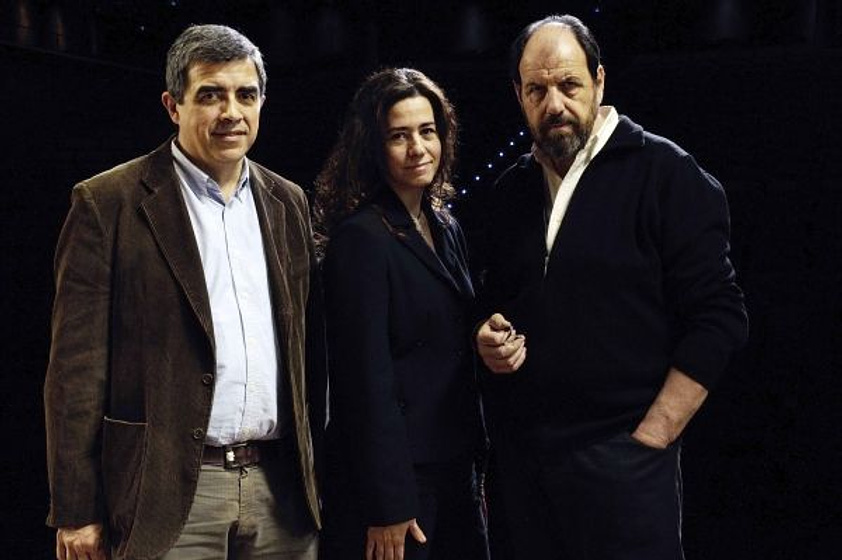 Elizabet Cabeza y Esteve Riambau en Máscaras