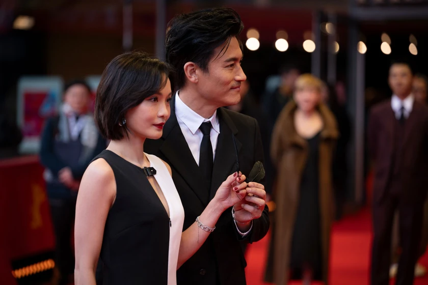 Le Geng y Peng Jing en Girls on Wire (Berlinale. Febrero 2025)