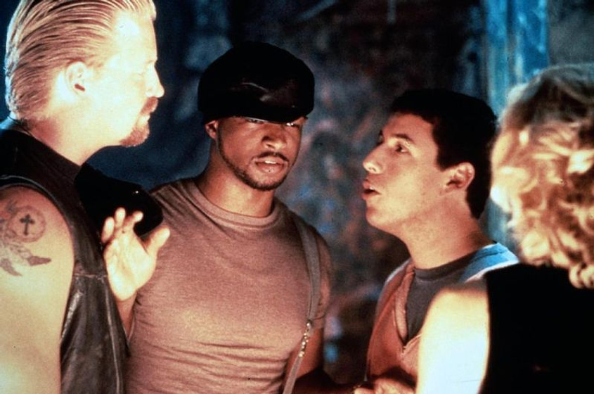 Adam Sandler y Damon Wayans en A Prueba de Balas