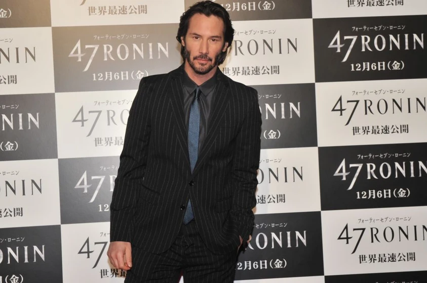 Keanu Reeves en la-leyenda-del-samurai-47-ronin (Premiere en Tokyo. 2013)