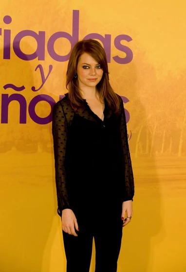 Emma Stone en criadas-y-senoras (Photocall en Madrid. Octubre 2011)