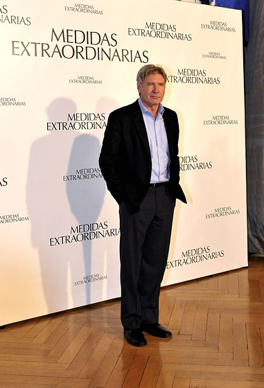 Harrison Ford [I] en Medidas Extraordinarias (Photocall en Madrid. Febrero 2010)