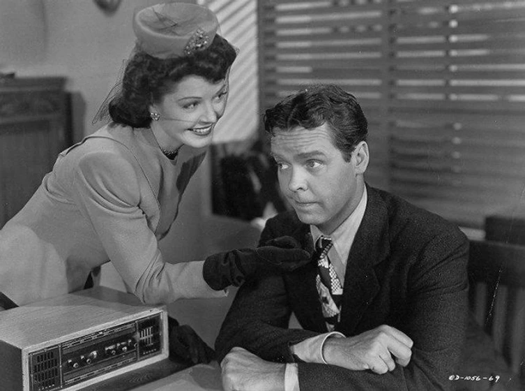 Arthur Lake y Marjorie Weaver en leave-it-to-blondie