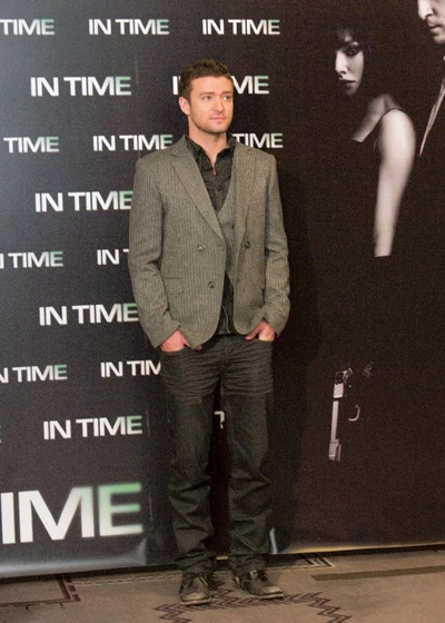 Justin Timberlake en in-time (Premiere en Madrid. Noviembre 2011)