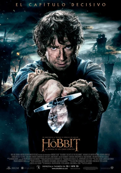 Imagen de El Hobbit: La Batalla de los Cinco Ejércitos (Cartel final español)