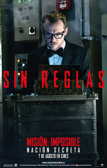Imagen de Misión: Imposible. Nación secreta (Cartel personajes español)