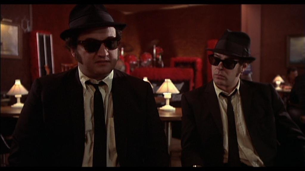 Dan Aykroyd y John Belushi en Granujas a todo Ritmo