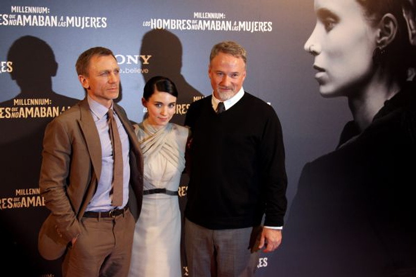 Daniel Craig, David Fincher y Rooney Mara en Los Hombres que no Amaban a las Mujeres (Premiere en Madrid. Enero 2012)