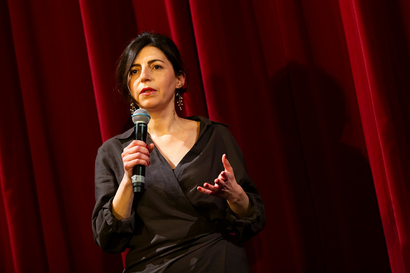 Eva Neymann en When Lightning Flashes over the sea (Berlinale. Febrero 2025)