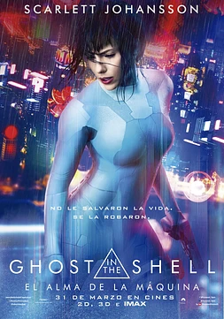 poster of movie Ghost in the Shell. El Alma de la máquina