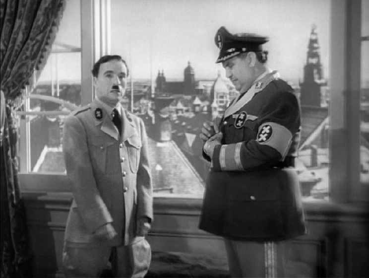 Charles Chaplin en El Gran Dictador