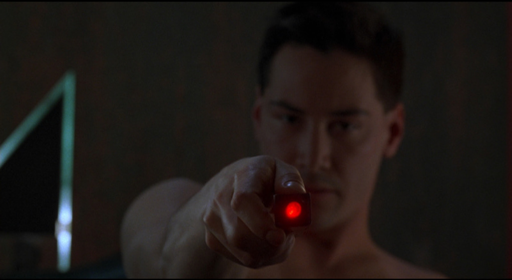 Keanu Reeves en Johnny Mnemonic