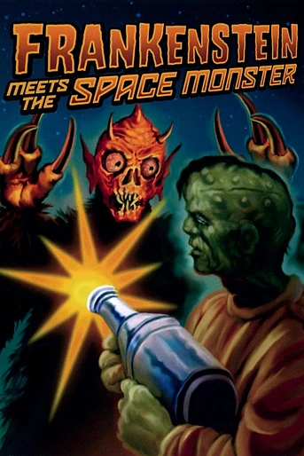 Poster de Frankenstein Contra el Monstruo del Espacio