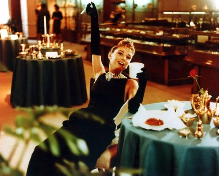 Audrey Hepburn en Desayuno con diamantes