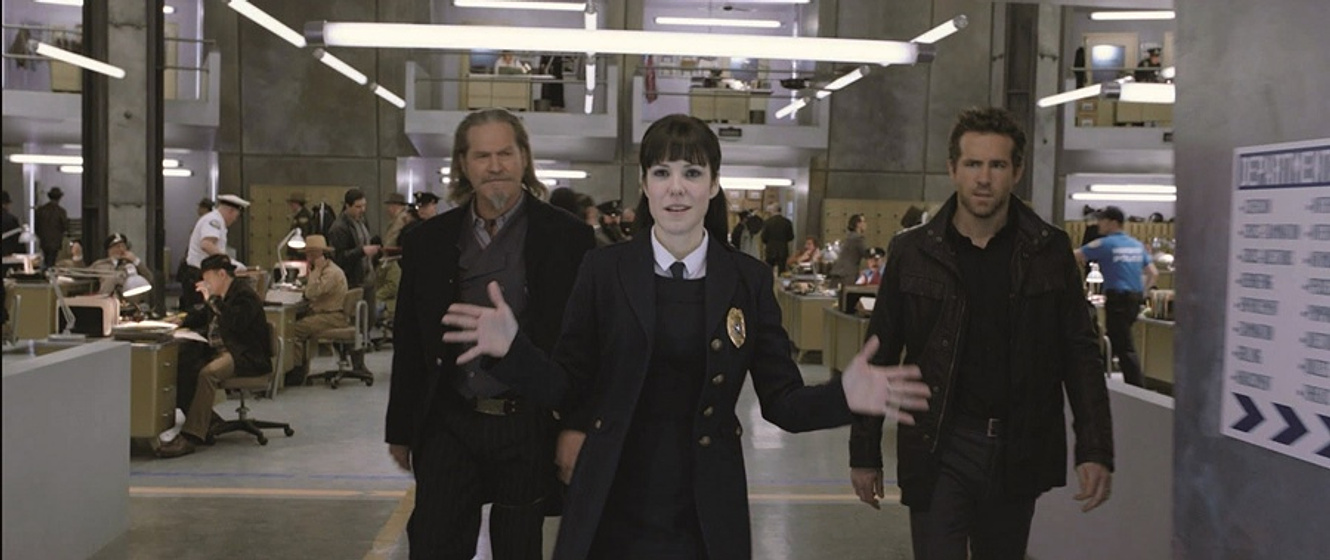 Jeff Bridges, Ryan Reynolds y Mary-Louise Parker en R.I.P.D. Departamento de Policía Mortal