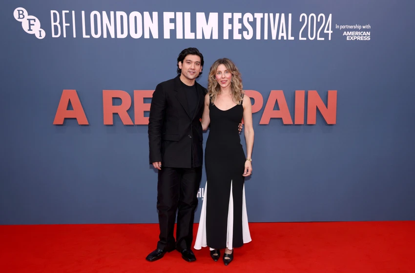 Will Sharpe y Sophia Di Martino en a-real-pain (BFI (Octubre de 2024))