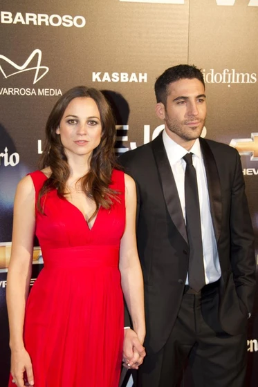 Leonor Watling y Miguel Ángel Silvestre en lo-mejor-de-eva (Prmiere en Madrid. Febrero 2012)