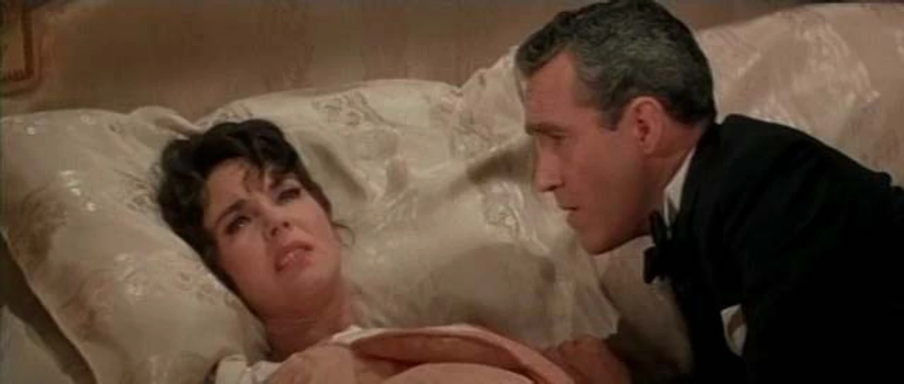 Jason Robards y Jennifer Jones en suave-es-la-noche
