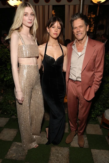 Kevin Bacon, Elizabeth Debicki y Mia Goth en MaXXXine (Premiere en Los Angeles)