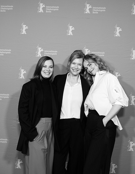 Nina Hoss, Ina Weisse y Saskia Rosendahl en Cicadas (Berlinale. Febrero 2025)