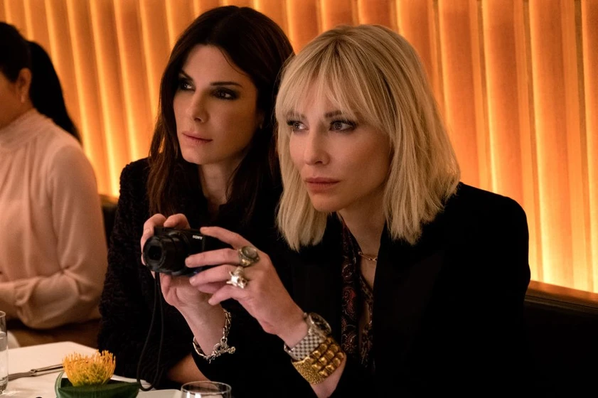 Sandra Bullock y Cate Blanchett en ocean-s-8