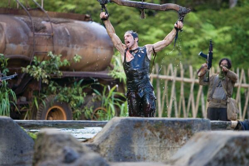Ben Stiller en Tropic Thunder. ¡Una Guerra Muy Perra!