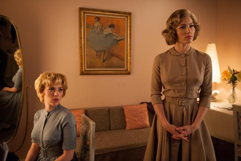 Scarlett Johansson y Jessica Biel en Hitchcock