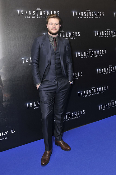 Jack Reynor en Transformers: La Era de la Extinción (Premiere en Dublin. Julio 2014)