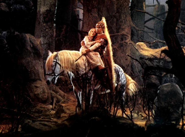 Valeri Kozinets y Natalya Petrova en las-aventuras-de-ruslan
