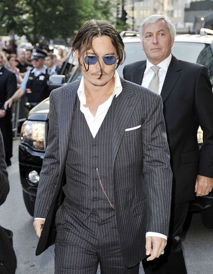 Johnny Depp en Enemigos Públicos (Premiere en Chicago. Junio 2009)