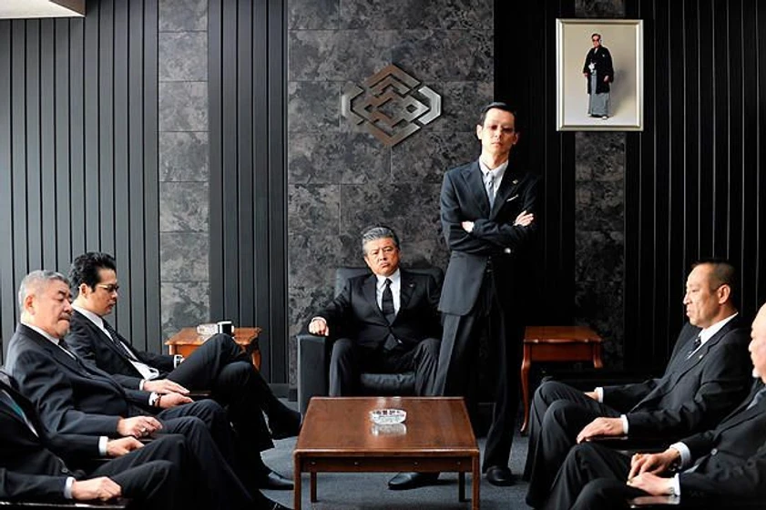 Ryo Kase y Tomokazu Miura en outrage-beyond
