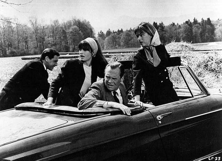 Terry Moore, Marisa Mell y Paul Maxwell en City of Fear