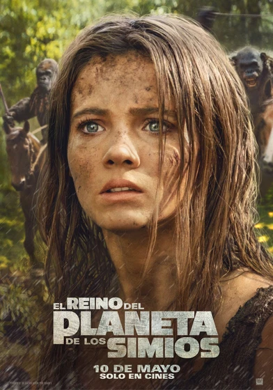 Imagen de El Reino del Planeta de los simios (Cartel personajes español)