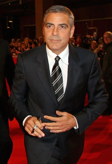 George Clooney en up-in-the-air (Photocall en Roma. Octube 2009)
