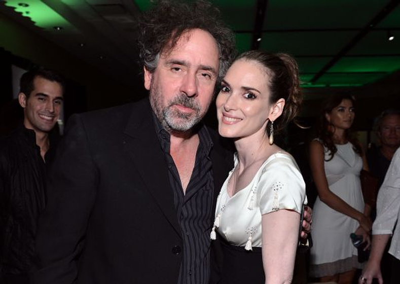 Tim Burton y Winona Ryder en Frankenweenie ( Premiere en Los Angeles. Octubre 2012)