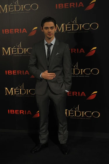Tom Payne en El Médico (Photocall en Madrid. Diciembre 2013)