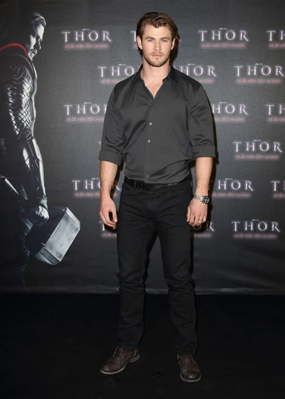 Chris Hemsworth en Thor (Photocall en Londres. Abril 2011)